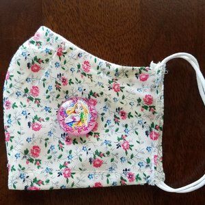 Face Mask KIDS Floral Removable Fairytale Princess